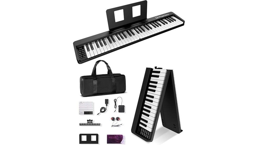 portable 61 key piano