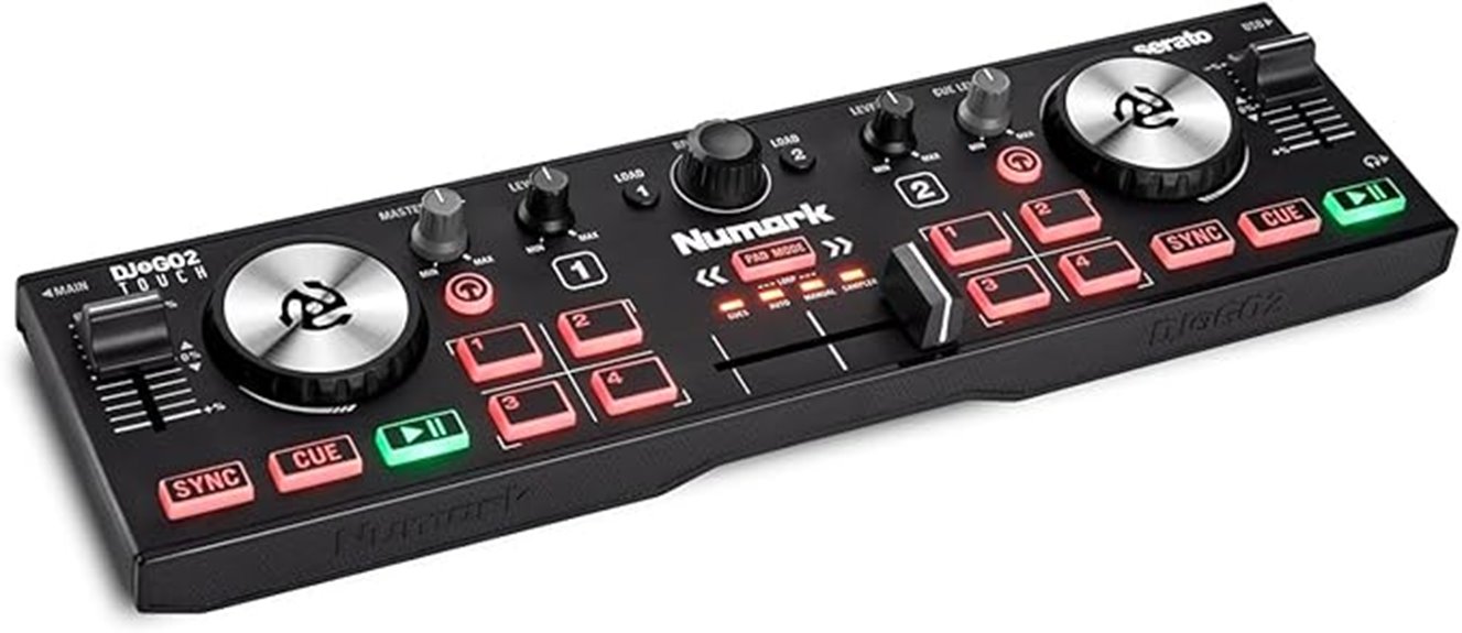 portable compact dj controller