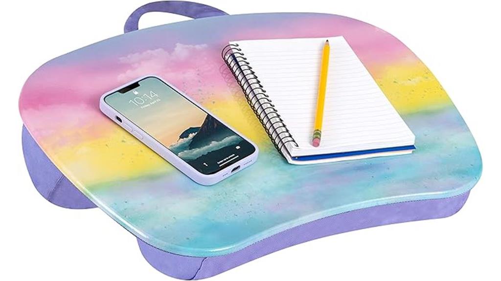portable cushioned lap desk