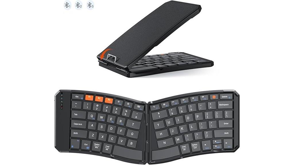 portable foldable bluetooth keyboard