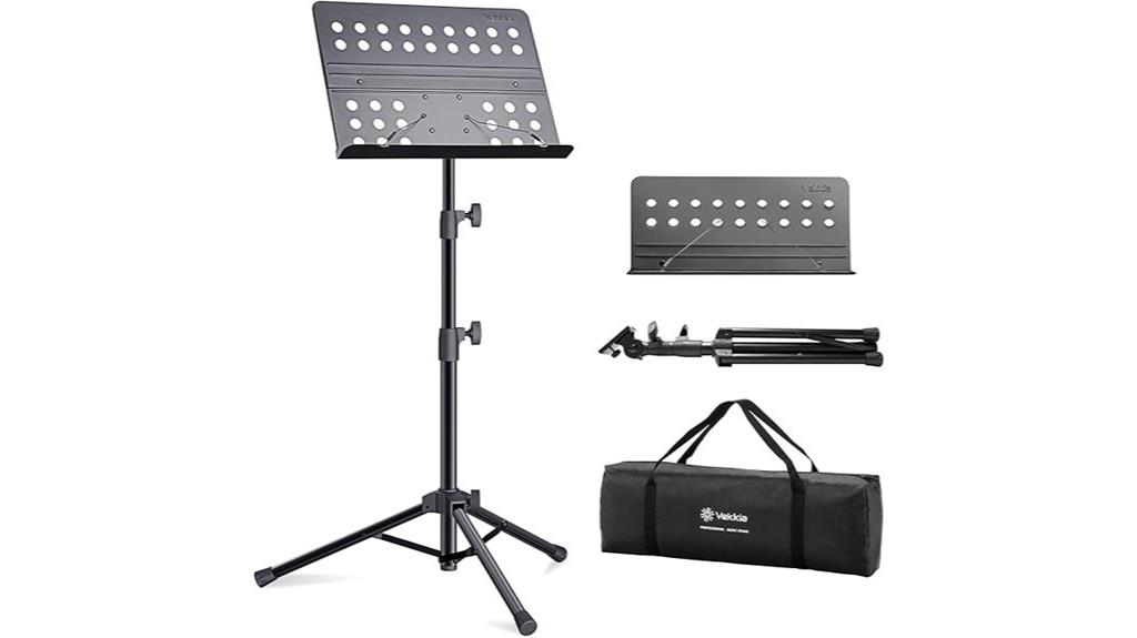 portable metal music stand