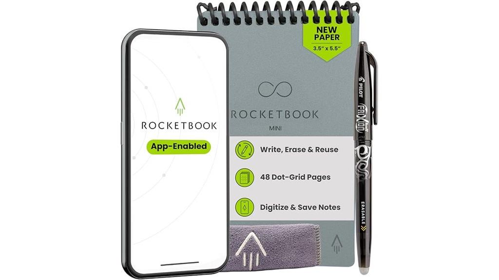 portable reusable smart notebook