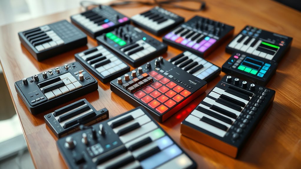 portable travel midi keyboards
