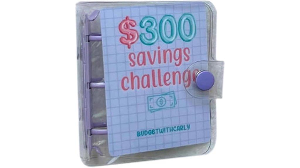 purple budget savings binder