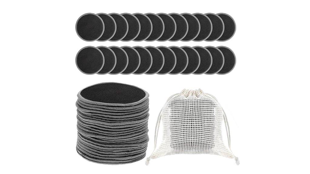 reusable microfiber makeup pads