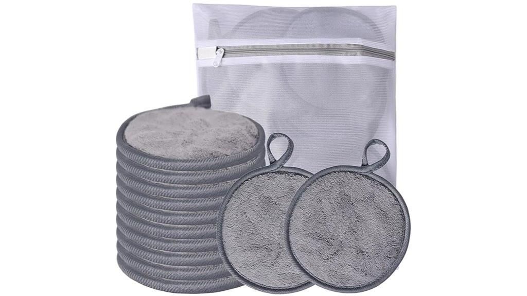 reusable microfiber makeup pads