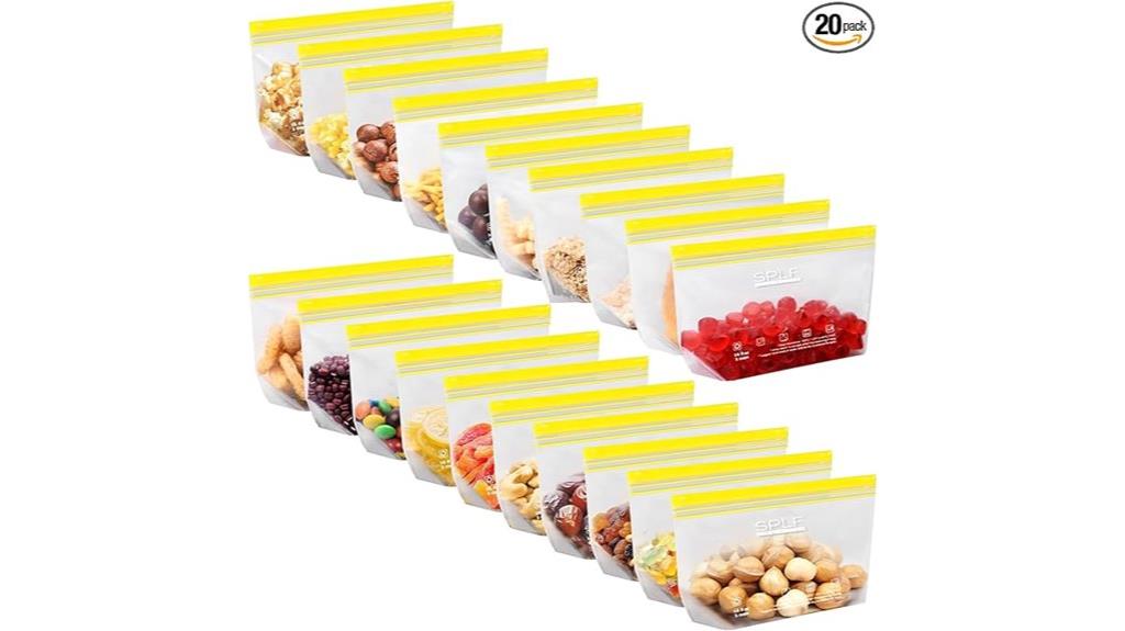 reusable snack bag set