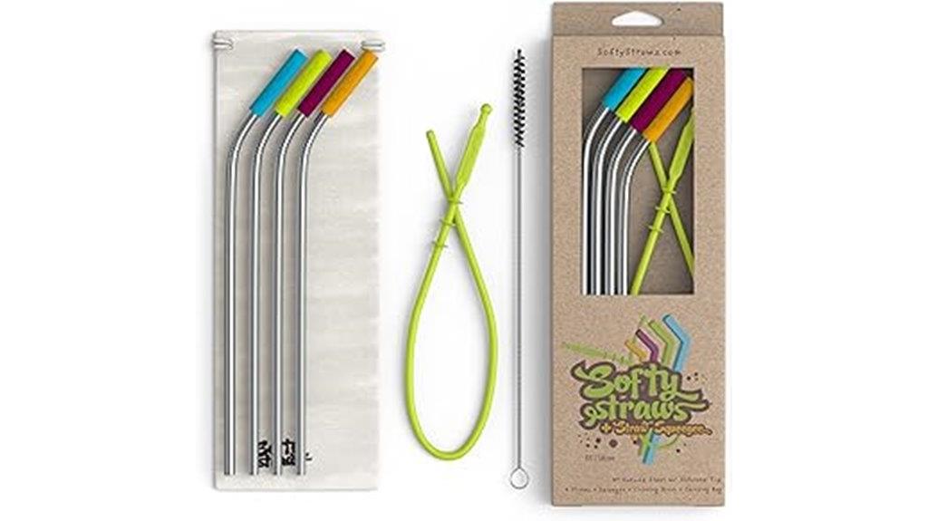 reusable stainless steel straws