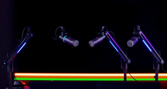 rgb microphone boom arms