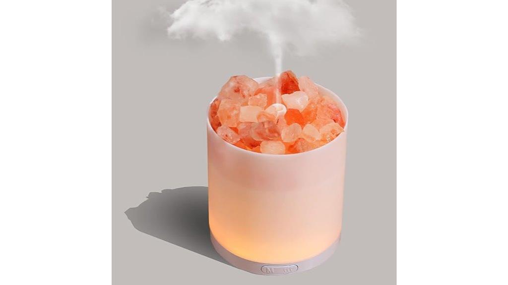 salt lamp with diffuser
