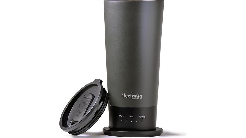 self heating travel mug