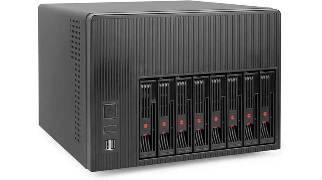 seven bay home nas