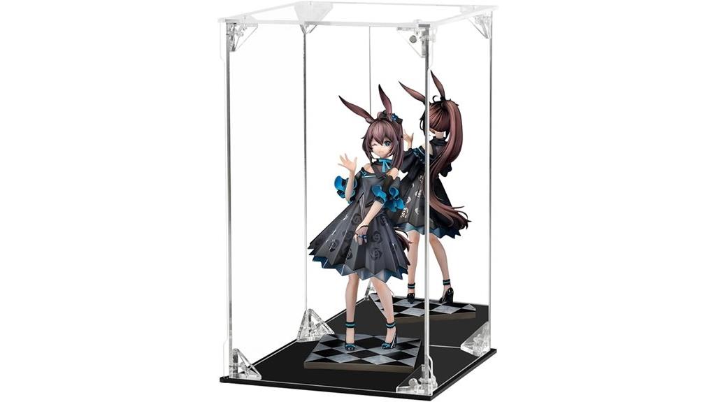 six by six inch display