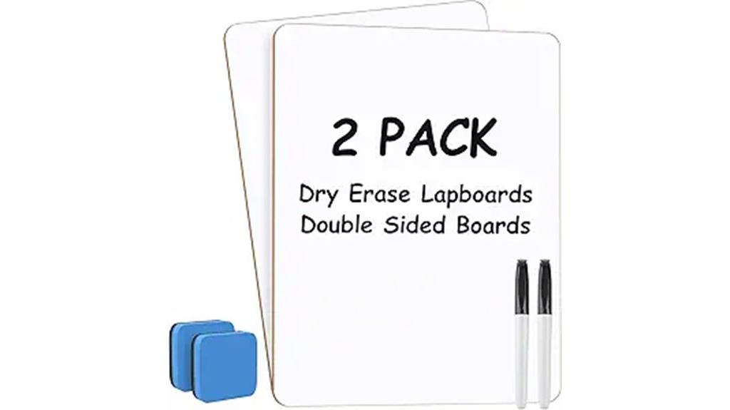 small white dry erase boards