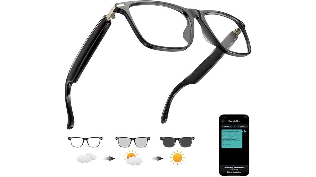 smart bluetooth chat glasses