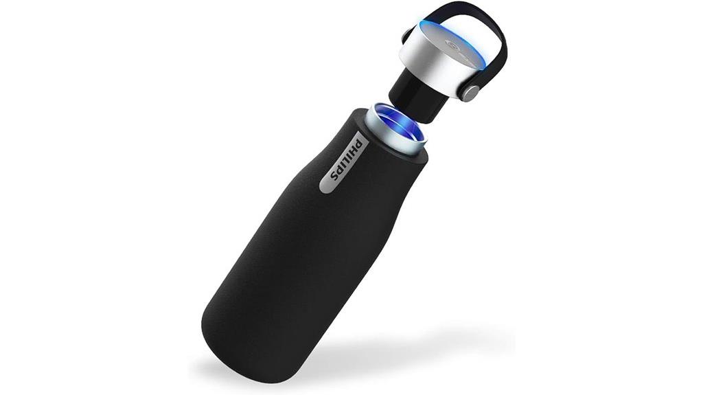 smart uv self cleaning bottle