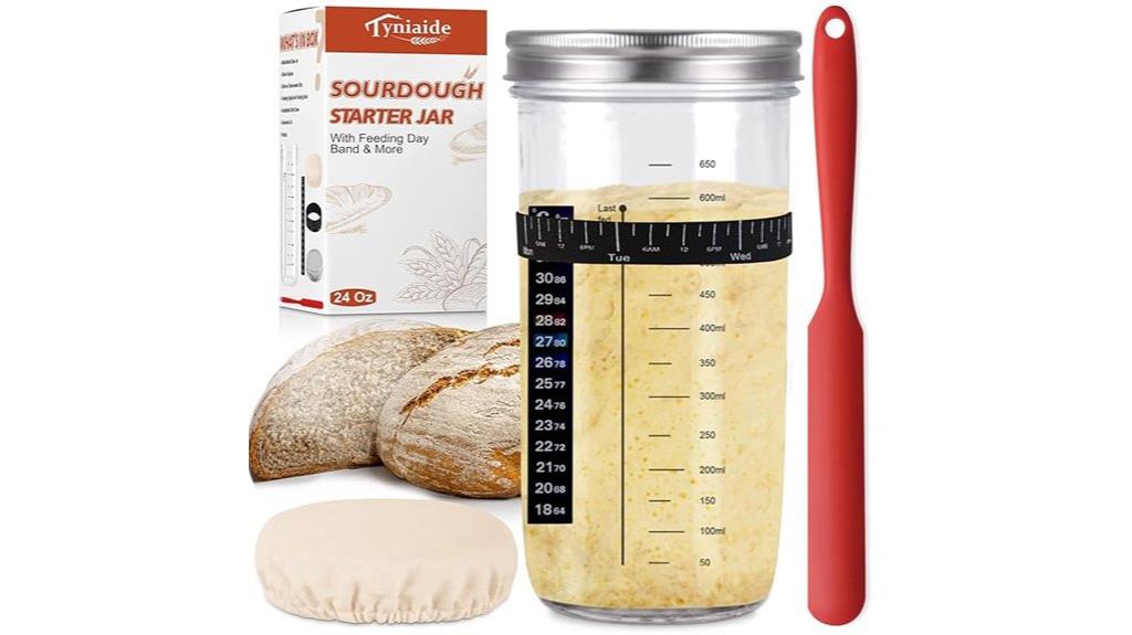 sourdough starter jar kit