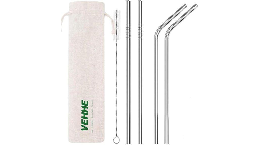 stainless steel reusable straws