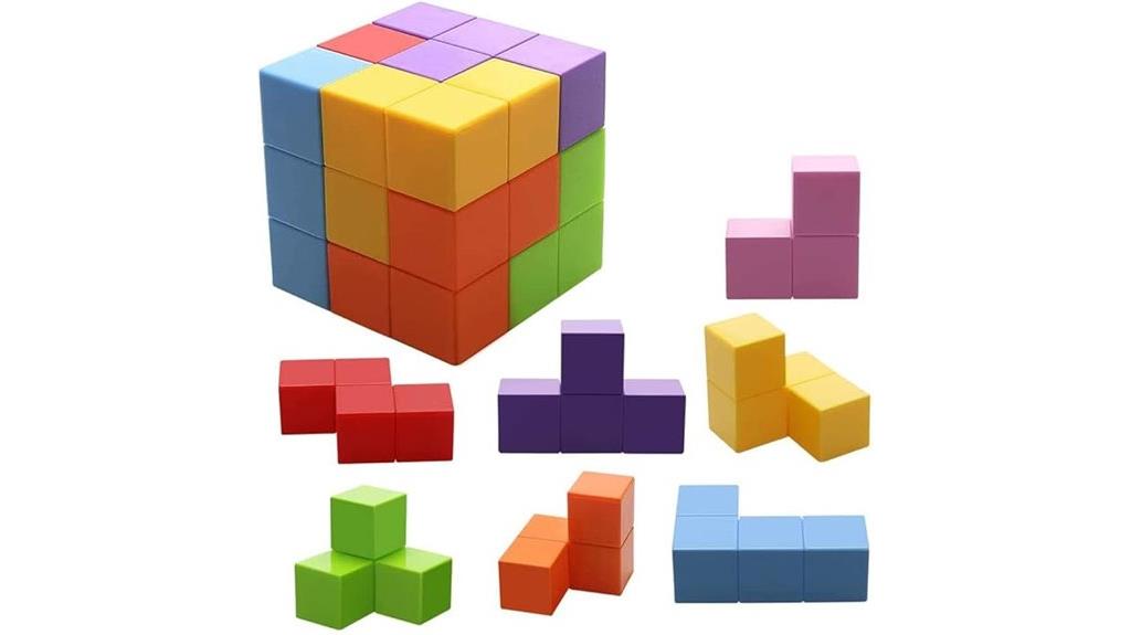 stress relief cube building toys
