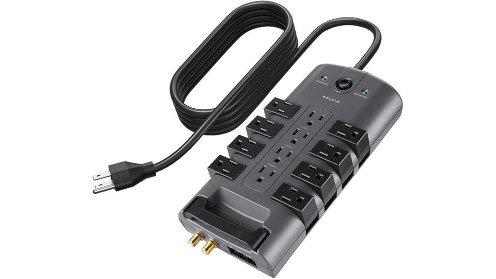 surge protector with outlets