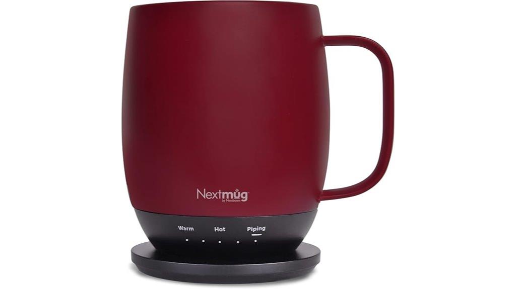 temperature controlled coffee mug