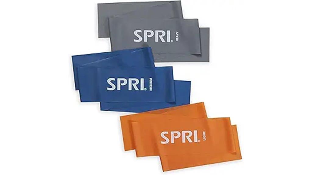 three resistance bands pack