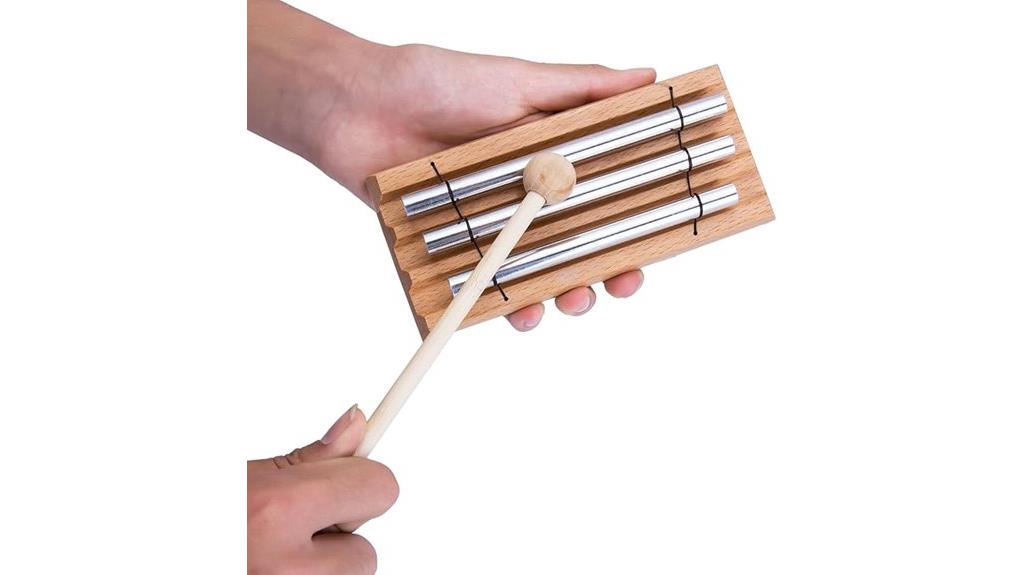 three tone calming chimes