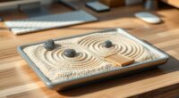 top desk zen sand gardens