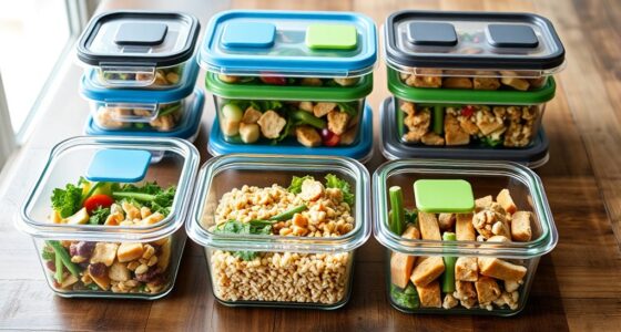top glass meal prep sets