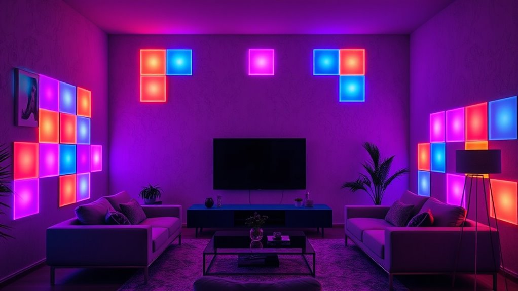 top smart led light panels