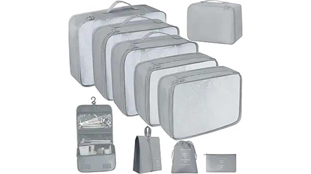 travel luggage organization set