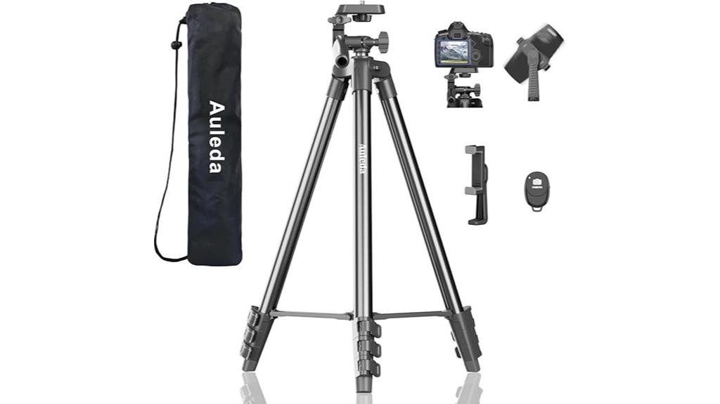travel tripod with remote