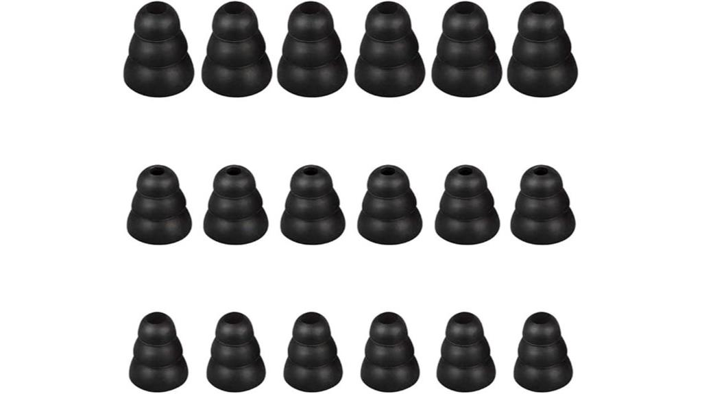 triple flange earbud tips