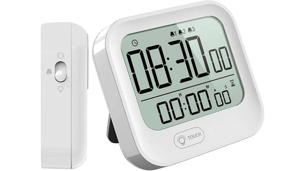 vibrating alarm clock with timer