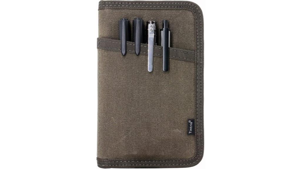 water resistant canvas journal
