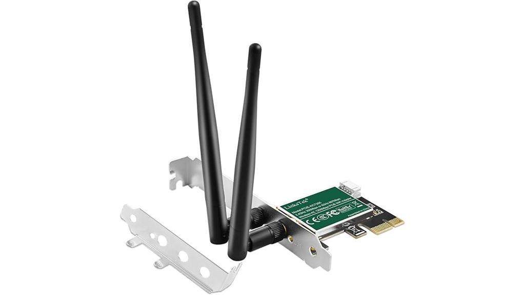 wireless ac 1200mbps pcie adapter
