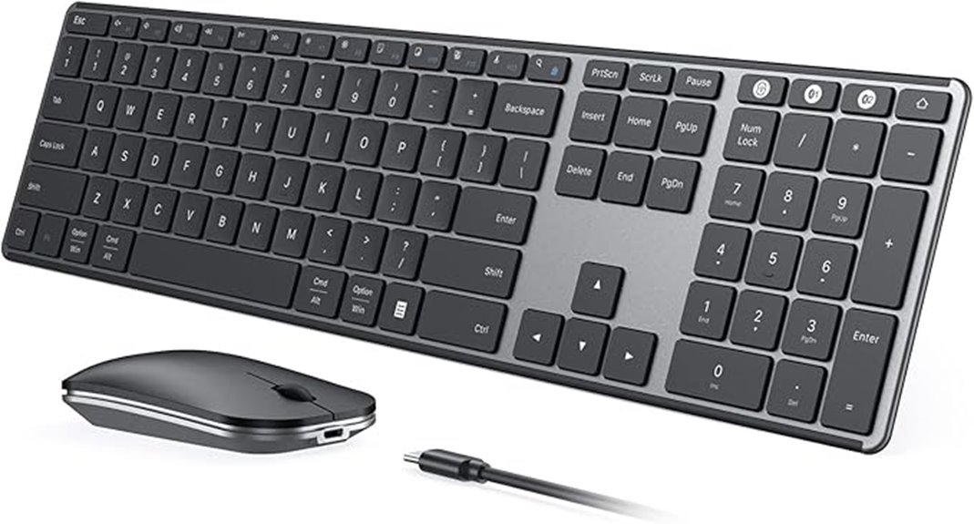 wireless bluetooth keyboard mouse