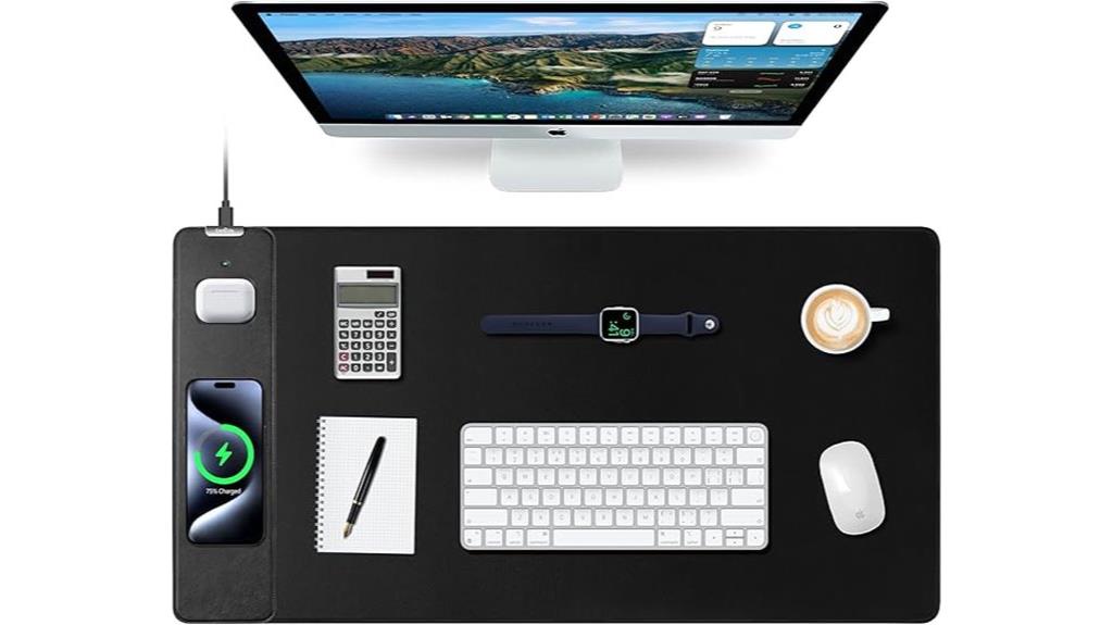 wireless charging gaming mat