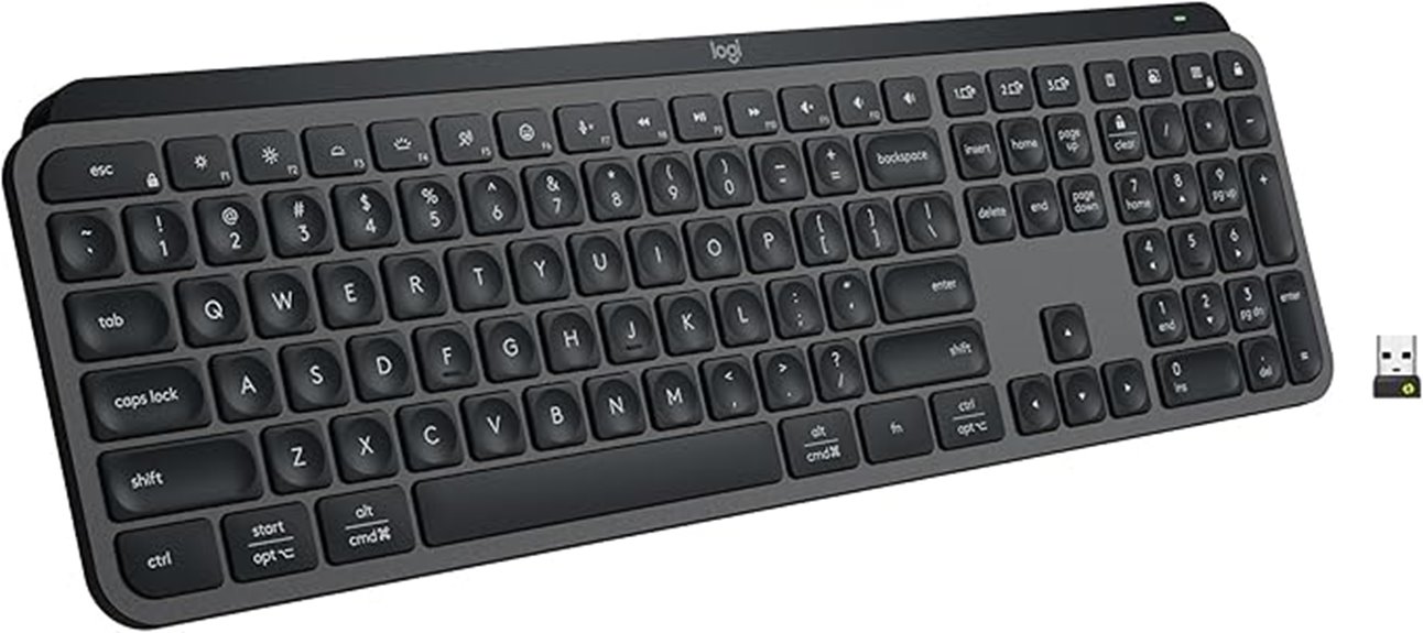 wireless logitech mx keys