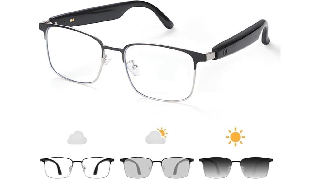 wireless open ear audio glasses