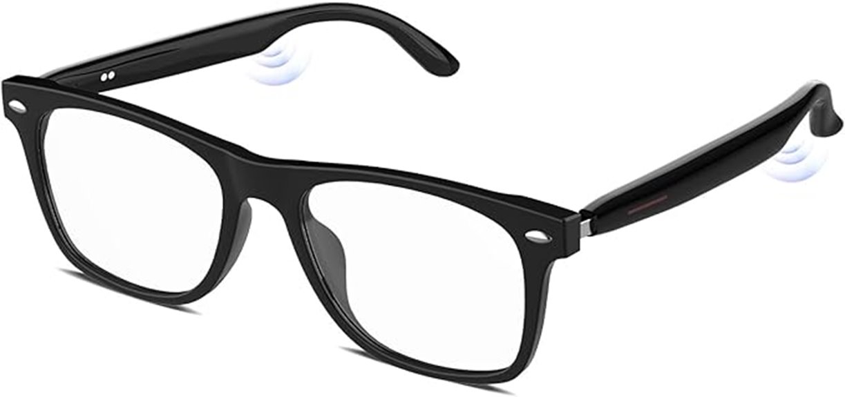 wireless open ear audio glasses