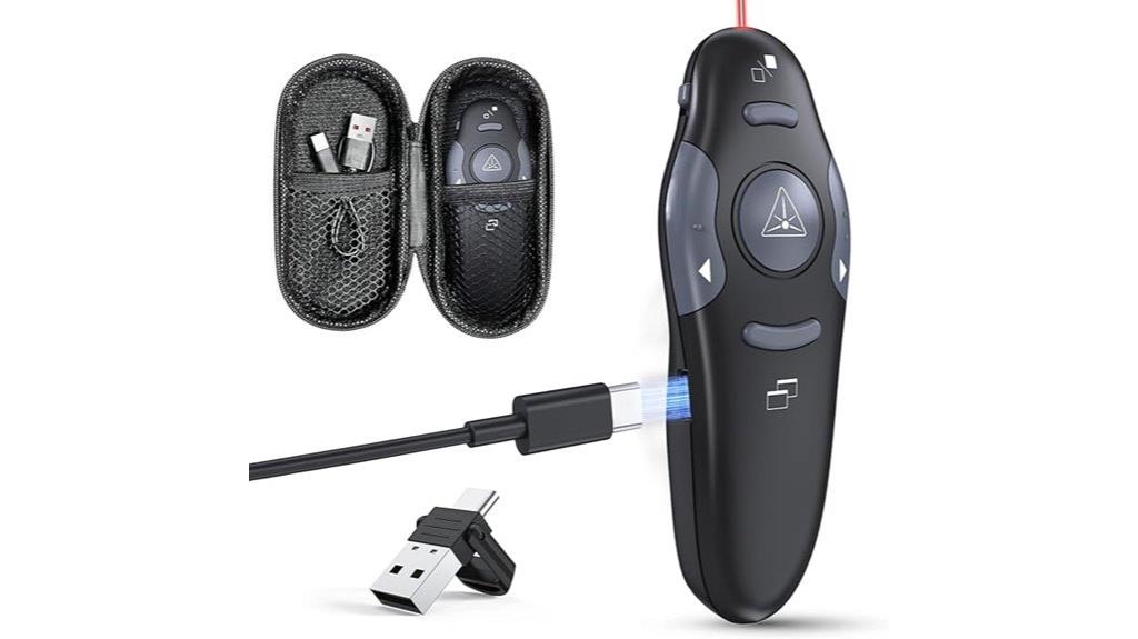 wireless usb c presentation clicker