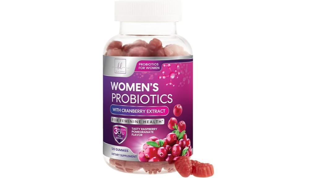 women s cranberry probiotic gummies