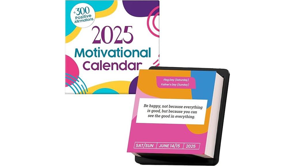 yearly motivational calendar