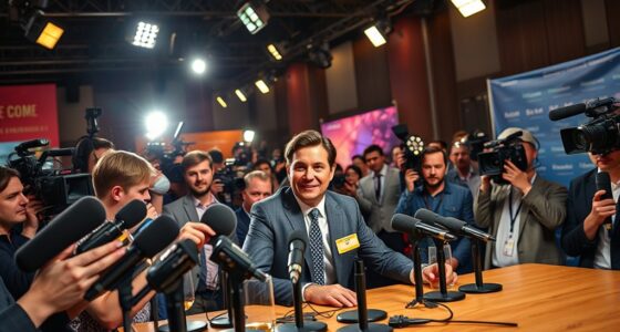 behind the scenes press event