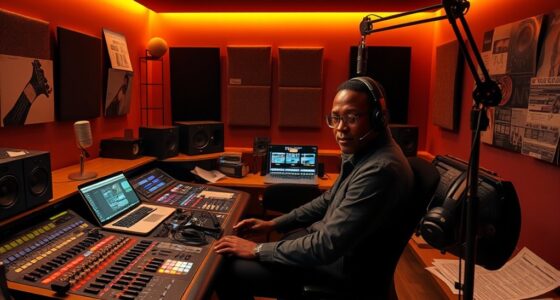 creates edits and manages music