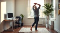 desk worker stretching routine