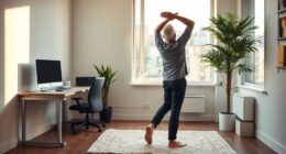 desk worker stretching routine