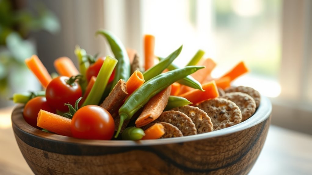 high fiber satisfying snacks