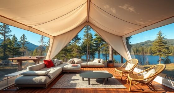 luxury camping tent options